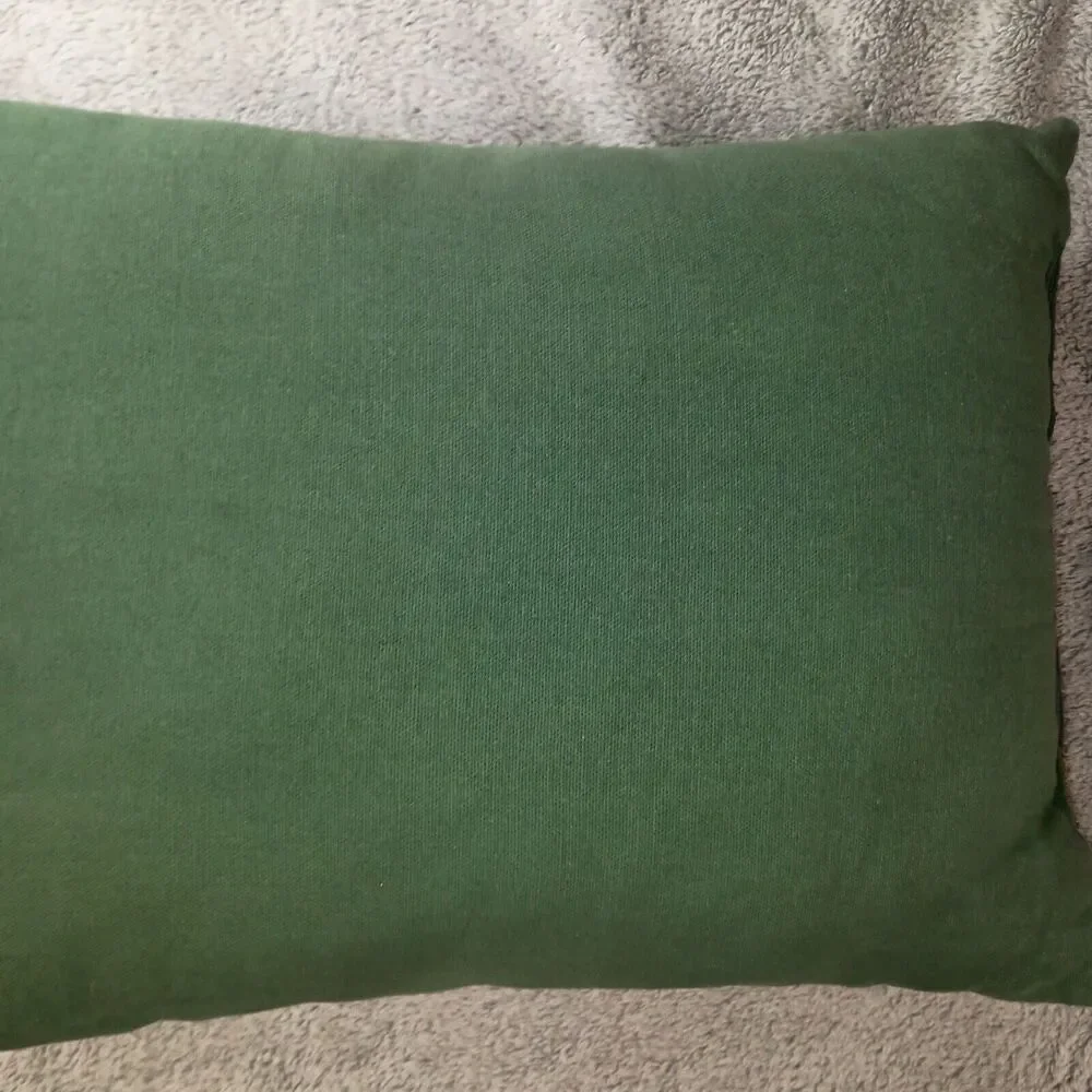 Vintage Tapestry Woven Christmas Holiday Throw Pillow 90s Y2K Cottagecore Decor